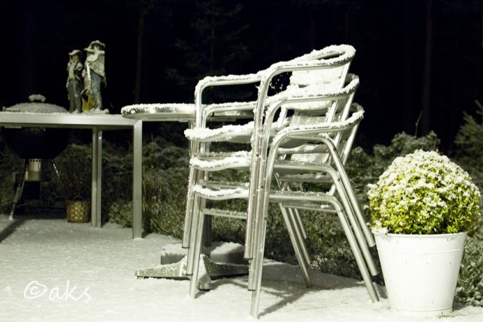 första snön 2012