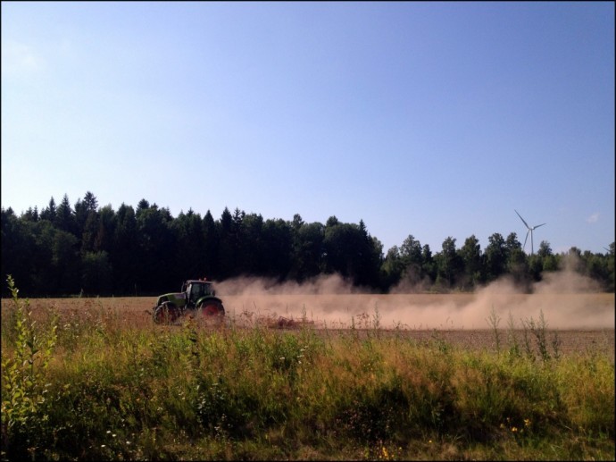 En traktor på Torsö