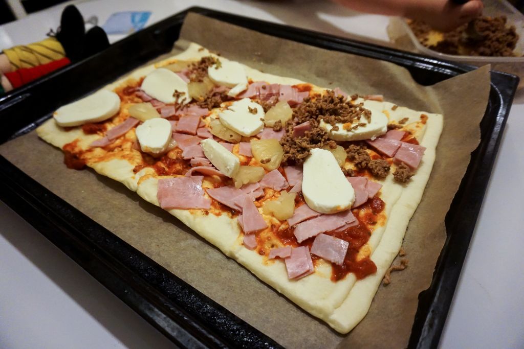 hemmagjord pizza