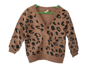 Kofta leopard brun