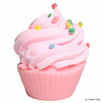 Pink Circus Cupcake Soap