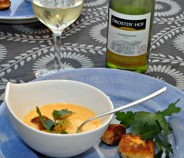 Hummersoppa med crabcakes