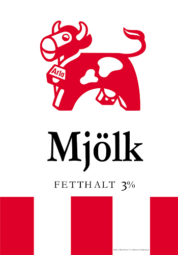 Mjölk Ko affisch