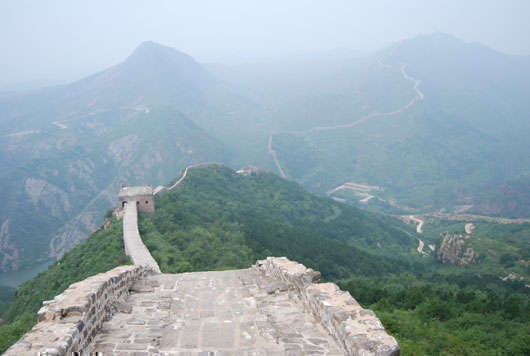 Kinesiska muren sommaren 2009.