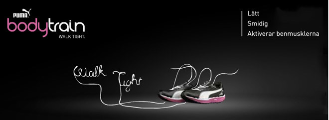 Puma kör just nu en kampanj på webben för dessa skor. Det var så jag upptäckte dojjan.